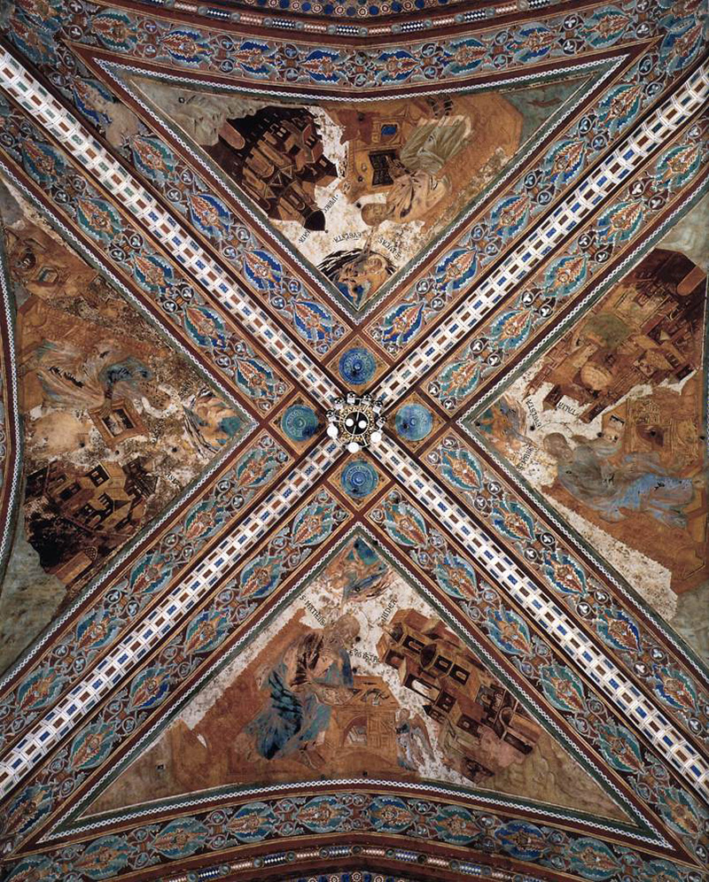 example of frescoes by Giovanni Cimabue